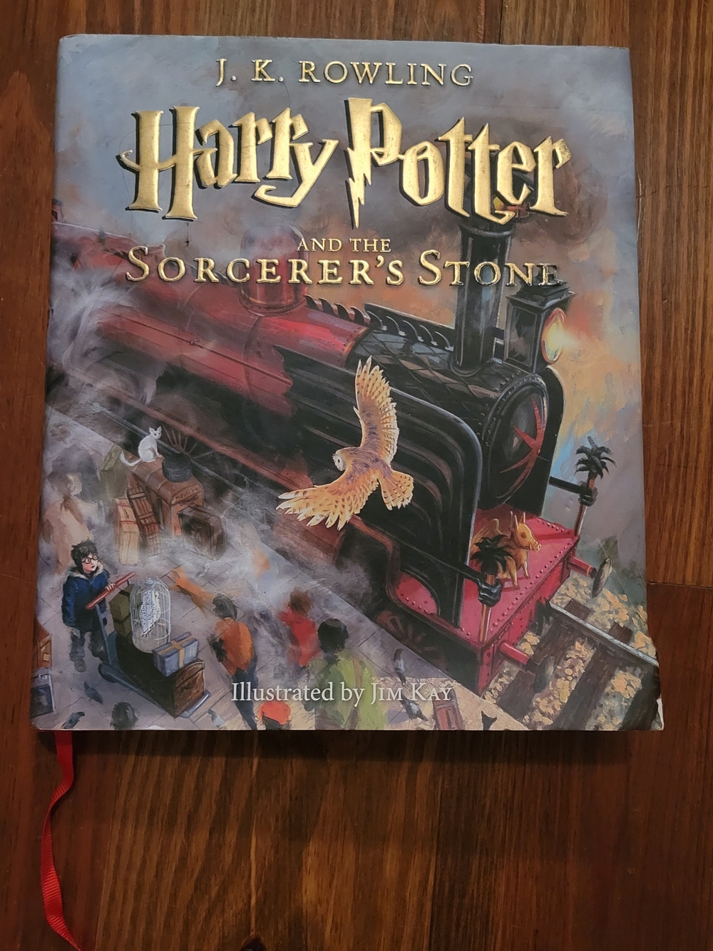 Harry Potter and the Sorcerer's Stone Illustrated Edition by J.K. Rowling